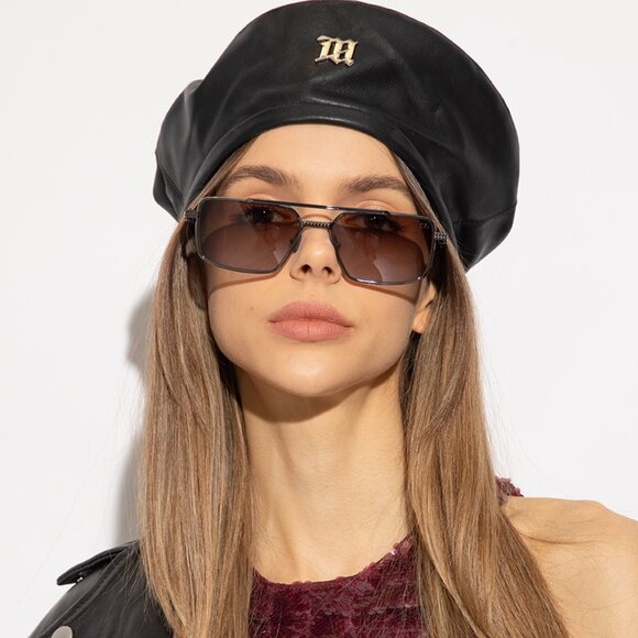 NEW VALENTINO V-SEI BROWN TITANIUM UNISEX VALENTINO SUNGLASSES VLS-111C - Picture 5 of 11